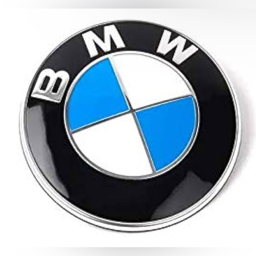 BMW Hood Emblem Logo Badge Roundel 82mm Genuine OE 51148132375